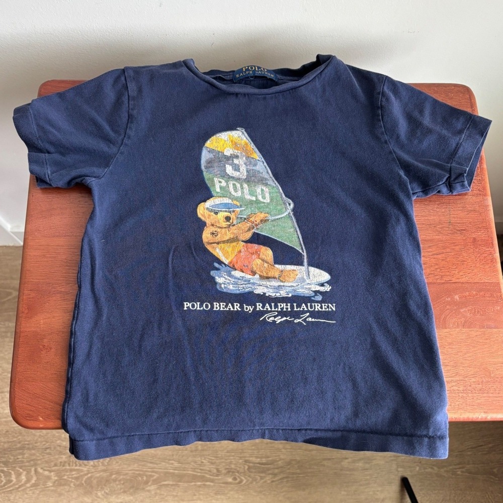 Polo Ralph Lauren Navy Blue Graphic T-Shirt Baby 24 MO